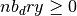 nb_dry \geq 0